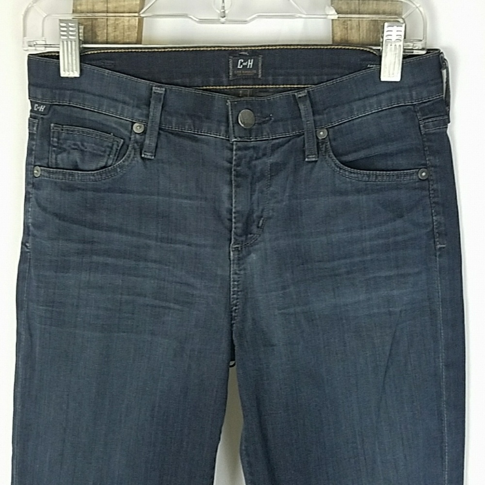 Citizens of Humanity women 26 Amber mid‎ rise bootcut stretch jeans denim grunge - Picture 4 of 8
